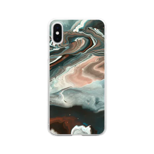 fluidart_rrkmdl Clear Smartphone Case