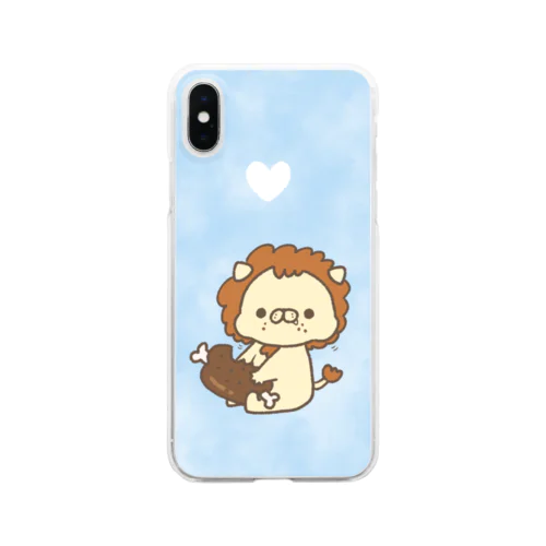 食いしんぼうモス🦁 Clear Smartphone Case