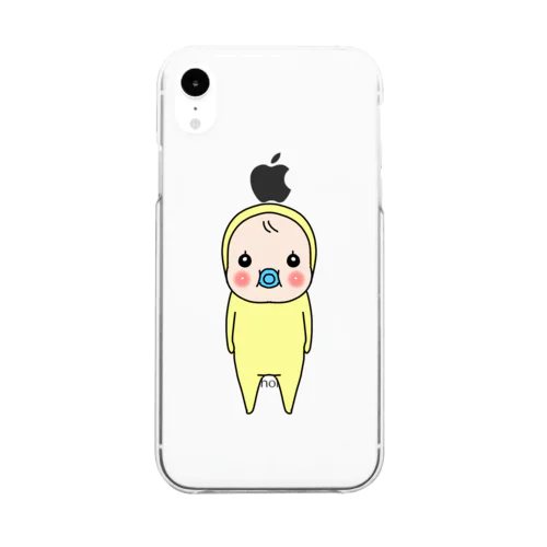 めめたん　直立 Clear Smartphone Case