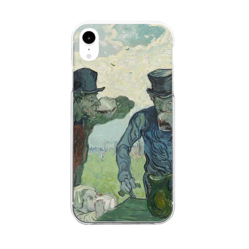 005-023　ゴッホ　『The Drinkers』　クリア　スマホケース　iPhone XR専用デザイン　CC3 Clear Smartphone Case