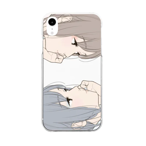 考えごと Clear Smartphone Case