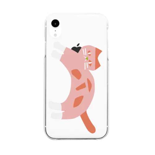 みみちゃん(ねこ 三毛猫) Clear Smartphone Case