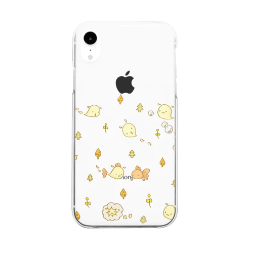 しゃぼん玉ぷちん クリアスマホケース Clear Smartphone Case