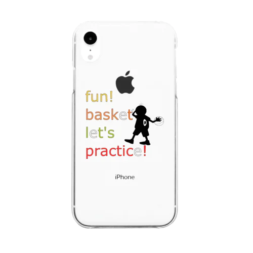 Fan!Basket Clear Smartphone Case