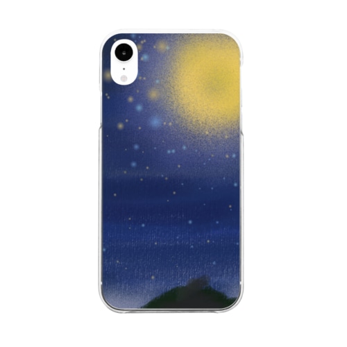 インディゴブルーの夜 Clear Smartphone Case
