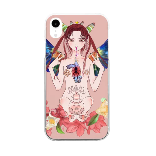 絶対的天才 Clear Smartphone Case