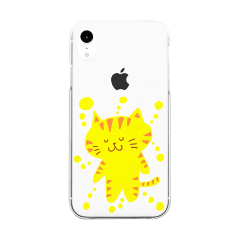 きいろいねこ Clear Smartphone Case