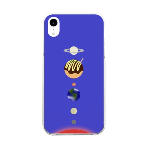 たこ焼き星 Clear Smartphone Case