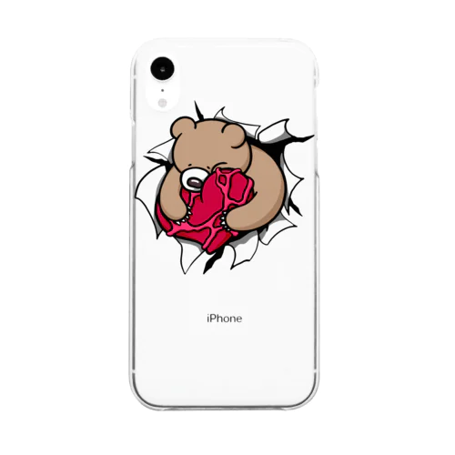 ズバッ！抜けて！好き　iPhoneXRケース Clear Smartphone Case