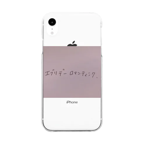 ロマンティック Clear Smartphone Case