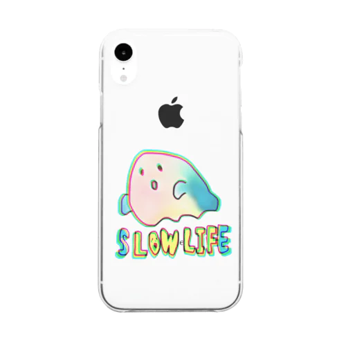 おばけスローライフ Clear Smartphone Case