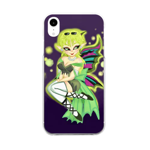 Miss green fairy Clear Smartphone Case