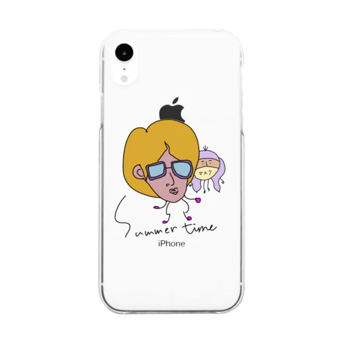 夏田世阿蘇坊 Clear Smartphone Case