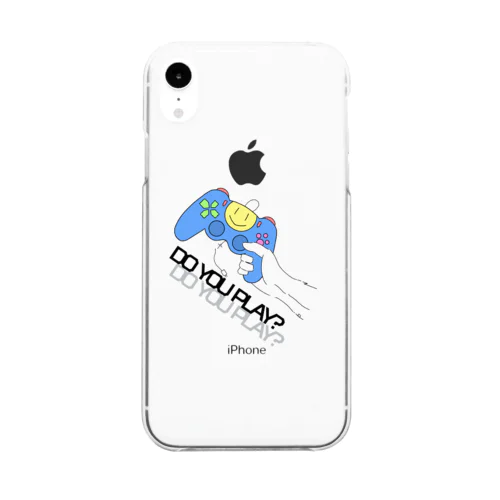 ゲームしよクリアスマホカバー Clear Smartphone Case