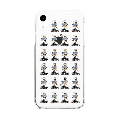 サイファードット絵スマホケース　iPhoneXS/XR用 Clear Smartphone Case