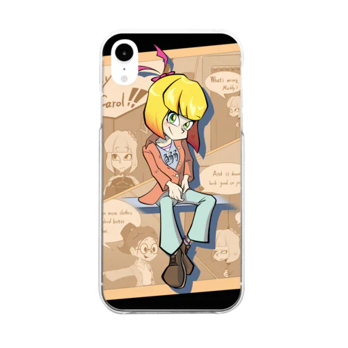 Comical Clear Smartphone Case