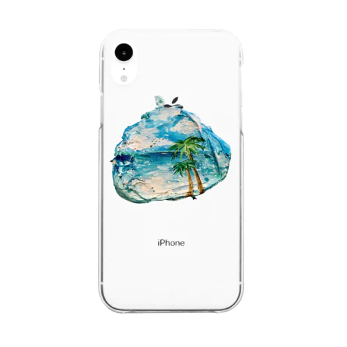 絵の具の海さん Clear Smartphone Case