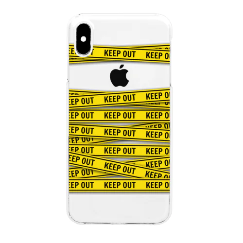 KEEP OUT Clear Smartphone Case