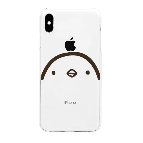 ひよこさん（顔・クリア・iphoneXR/XR Max） Clear Smartphone Case