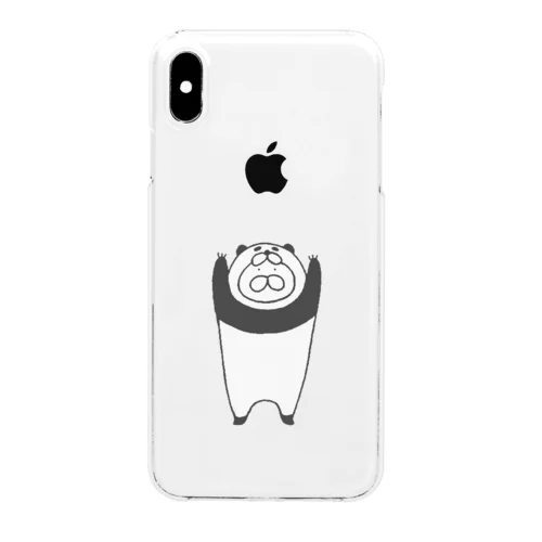 ねこタイツ パンダ Clear Smartphone Case