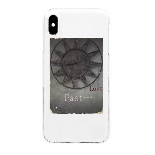 「Can't undo the past」 phone case クリアスマホケース