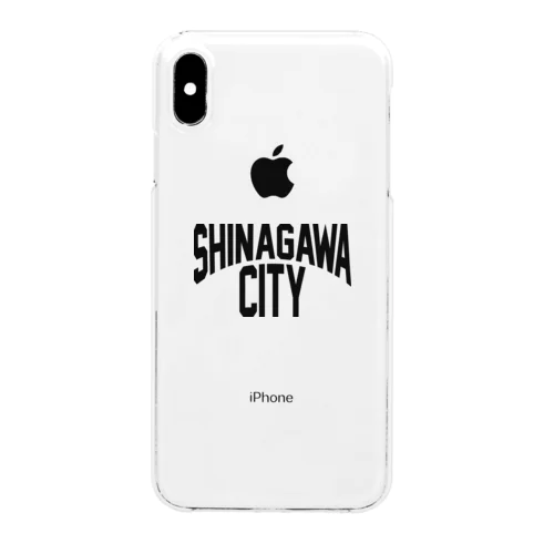 SHINAGAWA CITY(BK) Clear Smartphone Case