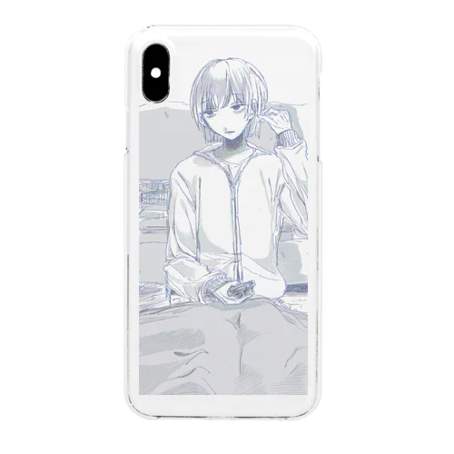 何すればええんや Clear Smartphone Case