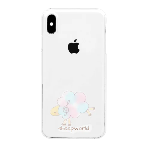 ひつじちゃん/淡いバージョン Clear Smartphone Case