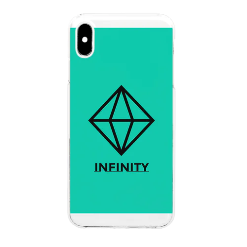 infinityロゴ Clear Smartphone Case