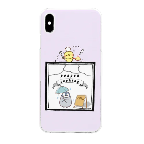 ペンペンクッキング ピンク スマホケース Clear Smartphone Case