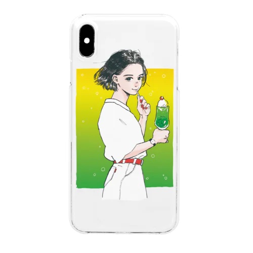 クリソちゃん Clear Smartphone Case