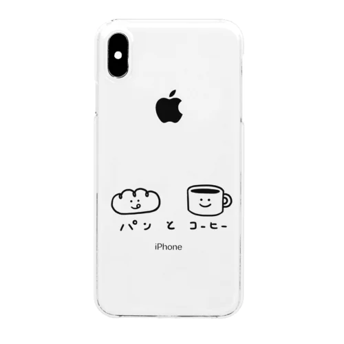 パンとコーヒー Clear Smartphone Case