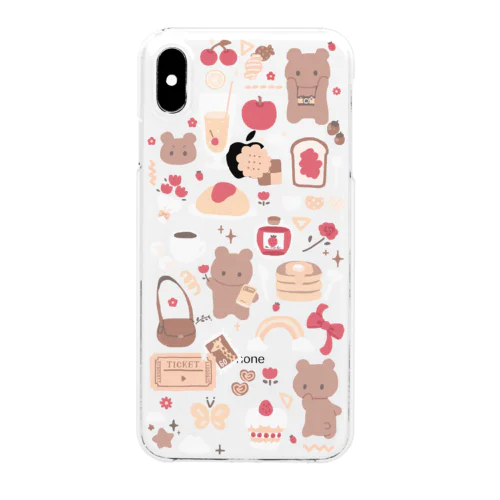 こちゃおさんぽスマホ Clear Smartphone Case