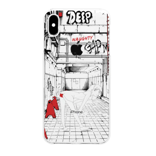 summer date iPhone case クリアスマホケース