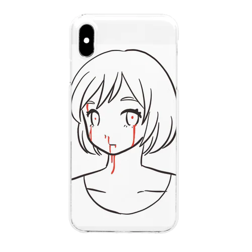 はなぢちゃん Clear Smartphone Case