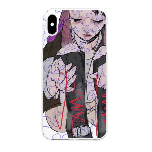 ブーツをあむ Clear Smartphone Case