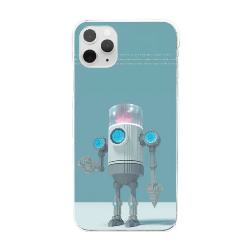 VoxelArt-ROBOT- Clear Smartphone Case