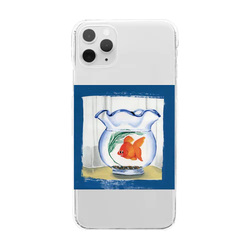 キンギョ Clear Smartphone Case