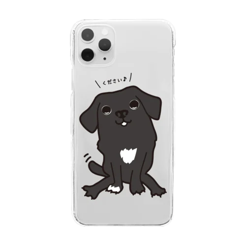 くまおくん Clear Smartphone Case