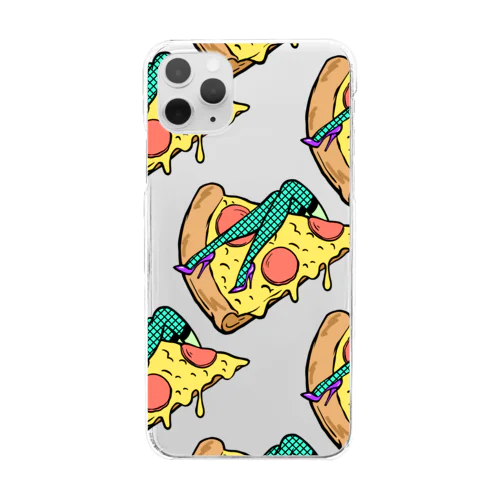 欲望のピザ🍕　GUILTY PLEASURE PIZZA AO TRANSPARENCY Clear Smartphone Case