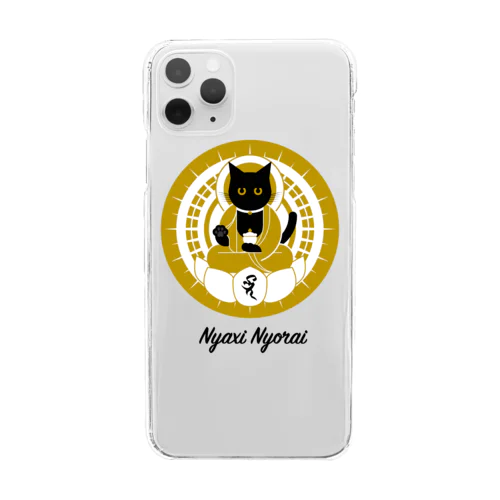 N薬師如来 Nyaxi Nyorai Clear Smartphone Case