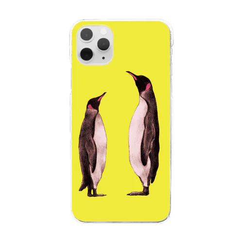 ペンギンズ Clear Smartphone Case