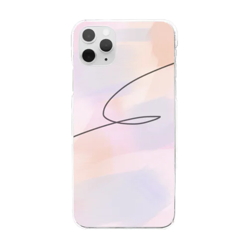 【iPhonecase】Art of lines Ⅰ クリアスマホケース