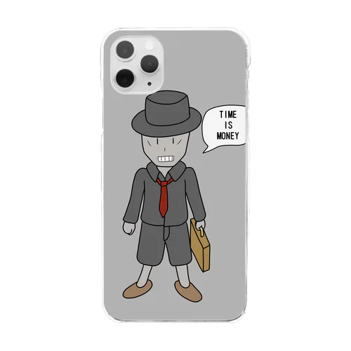 働き者～Hard worker～ Clear Smartphone Case