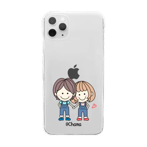 CHAMA×ペアコーデ❤︎ Clear Smartphone Case