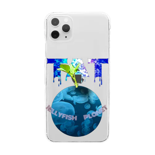 クラゲ惑星 Clear Smartphone Case