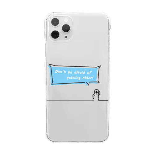 はにわの説得力 Clear Smartphone Case