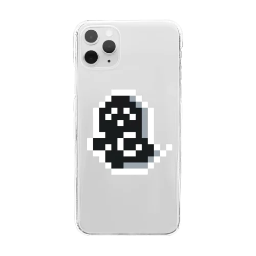 ドット絵おばけ Clear Smartphone Case