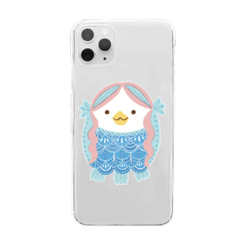 アマビエちゃん Clear Smartphone Case