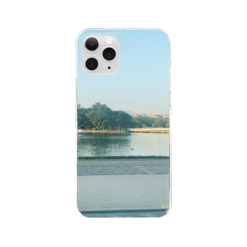 大濠公園(iPhone11pro用) Clear Smartphone Case